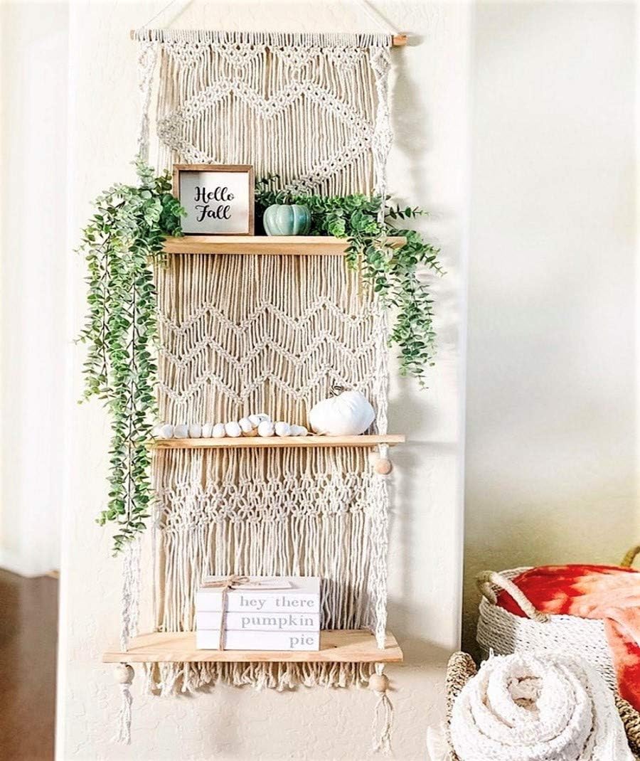 boho shelves