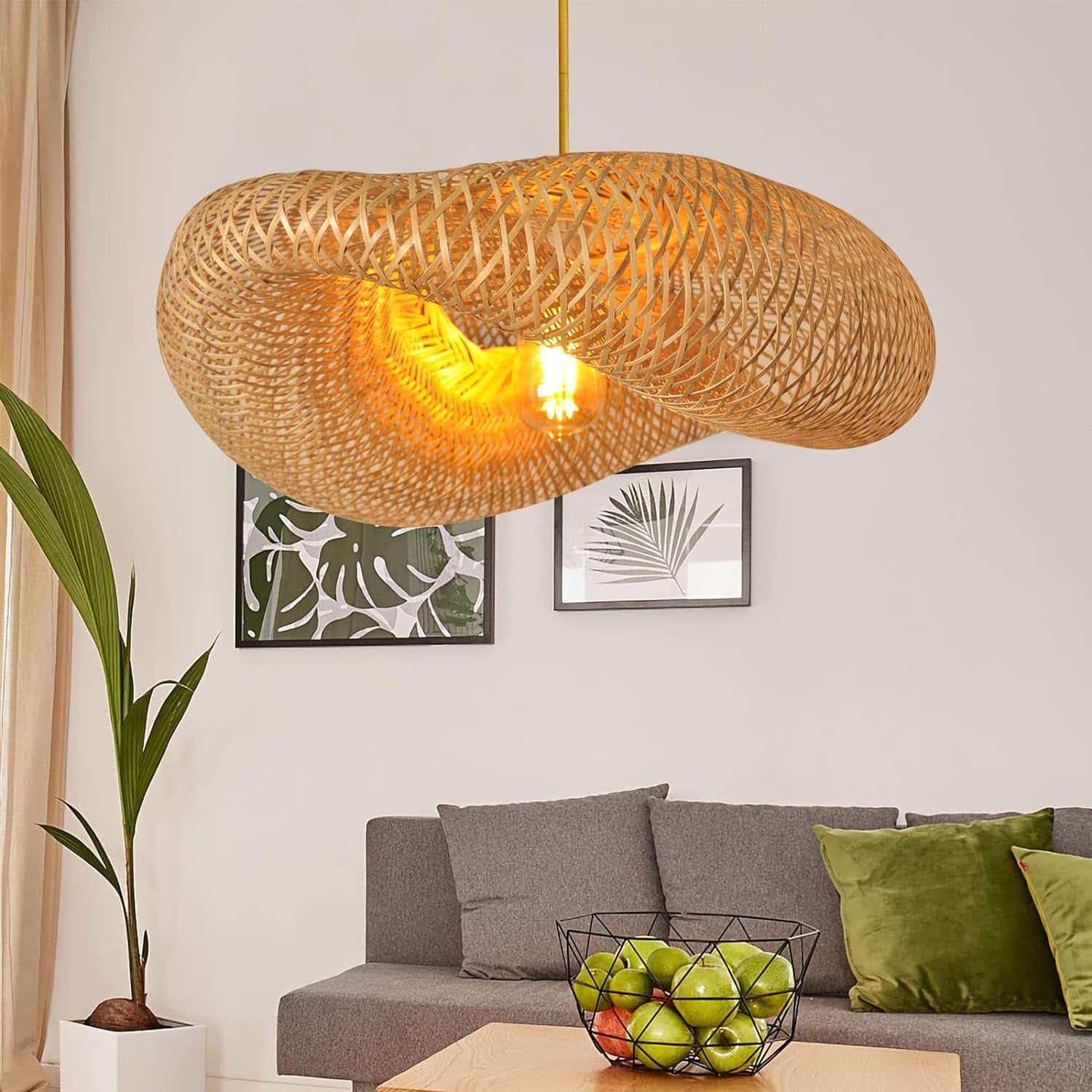 Bamboo Boho Pendant Lights