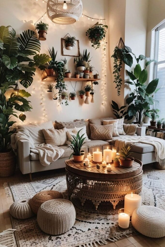 Boho living room