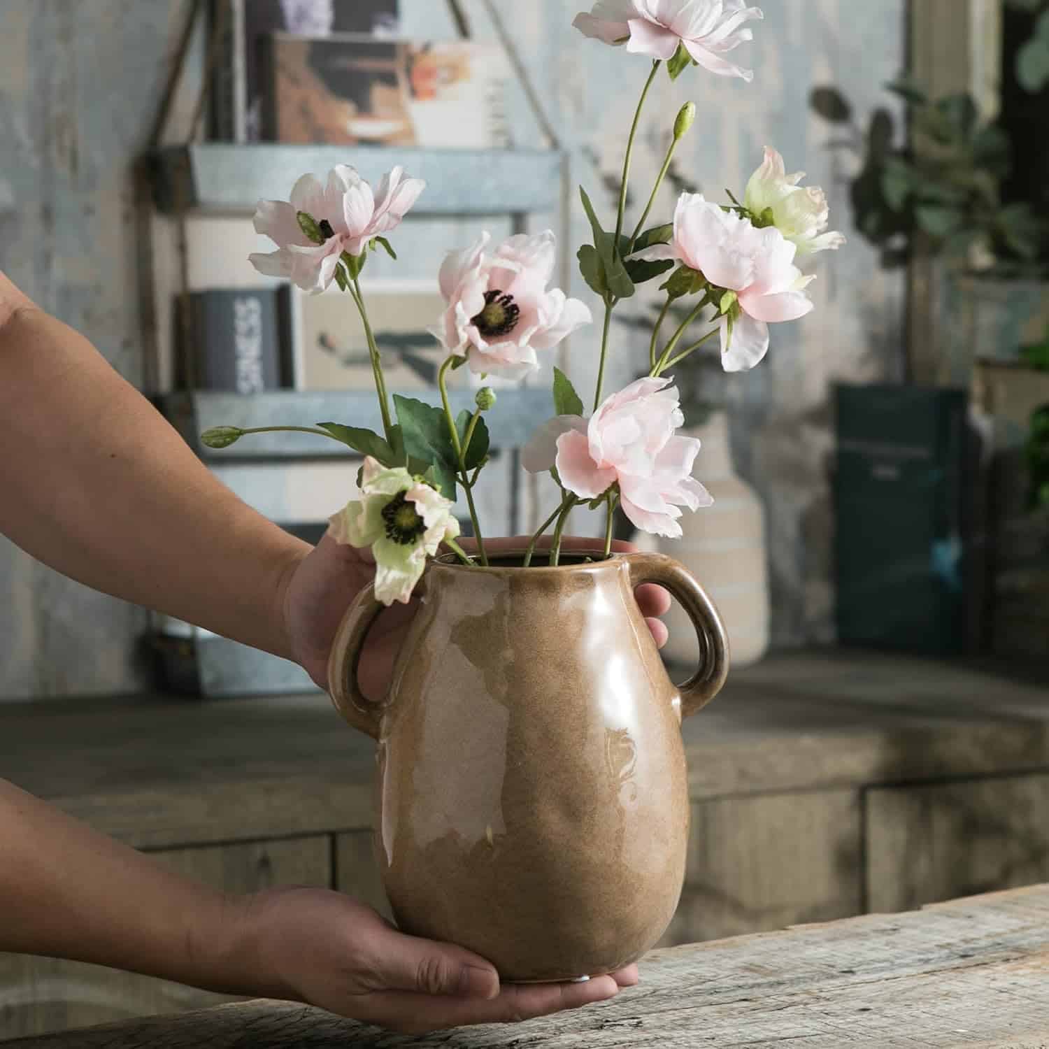 Brown Ceramic Vase