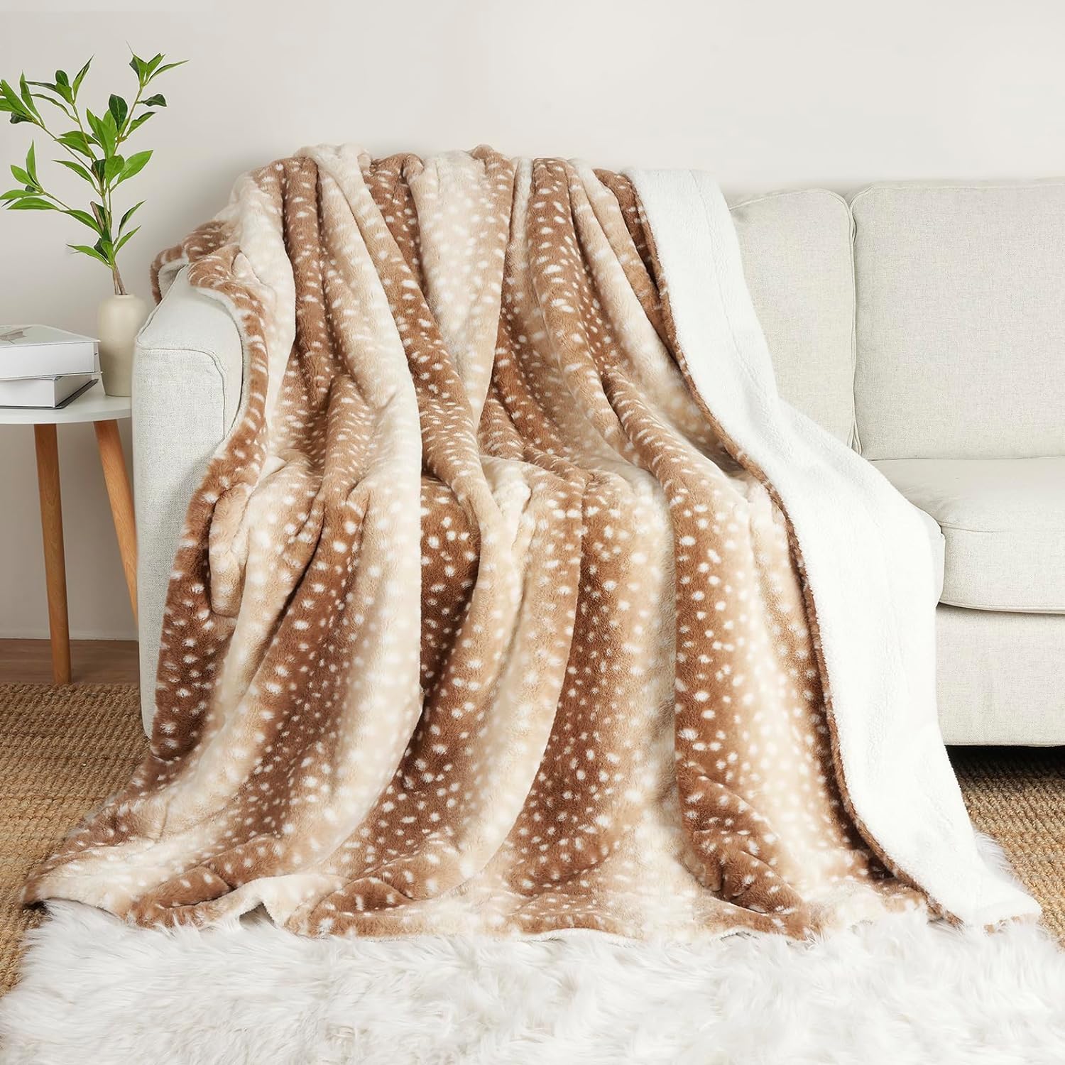 Luxury Faux Fur Throw Blanket