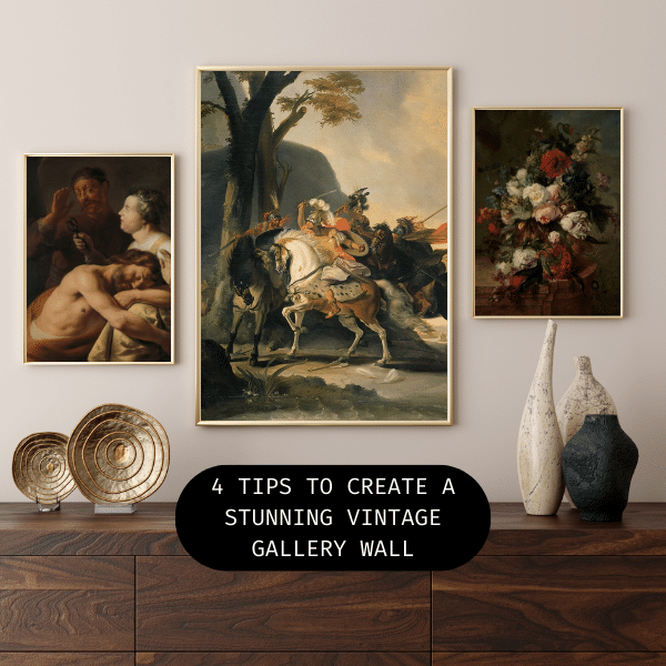 4 Tips to Create a Stunning Vintage Gallery Wall