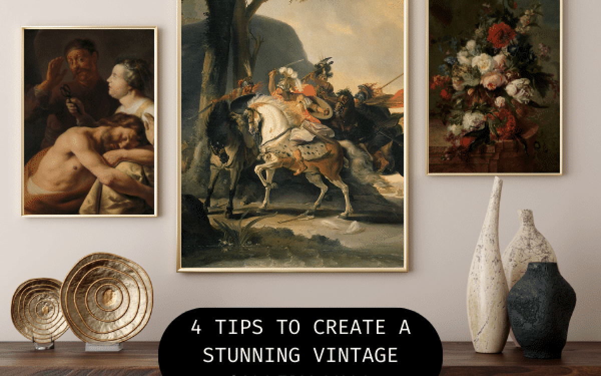 4 Tips to Create a Stunning Vintage Gallery Wall