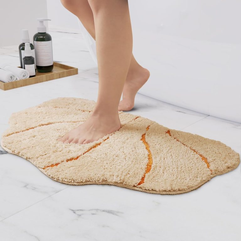 seashell bathroom mat